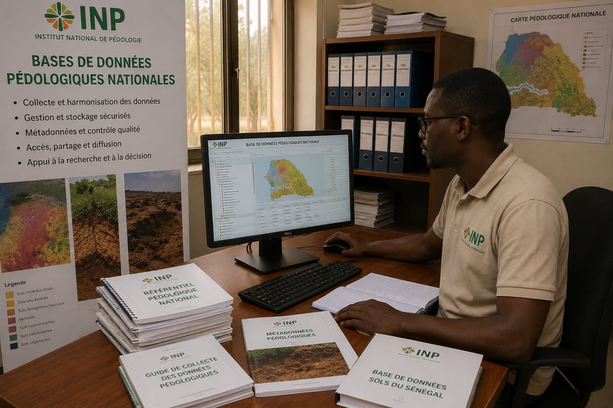 Gestion des bases de données pédologiques nationales de l'INP